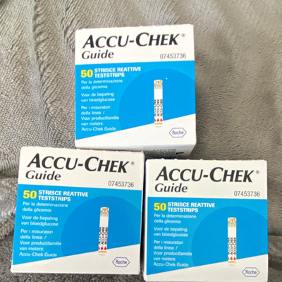ACCU-CHEK Guide Blutzucker-Teststreifen 3x 50 Stück, kompatibel Guide 07453736