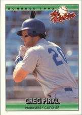 1992 Donruss The Rookies Baseball Card #96 Greg Pirkl RC 