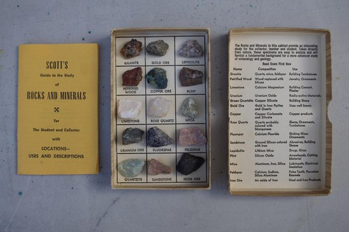 Scott's Guide to the Study of Rocks and Minerals - Collector's Educational Kit