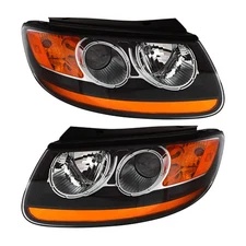 NEW HEADLIGHT PAIR FITS HYUNDAI SANTA FE LIMITED SPORT 2007 HY2502139 HY2503139