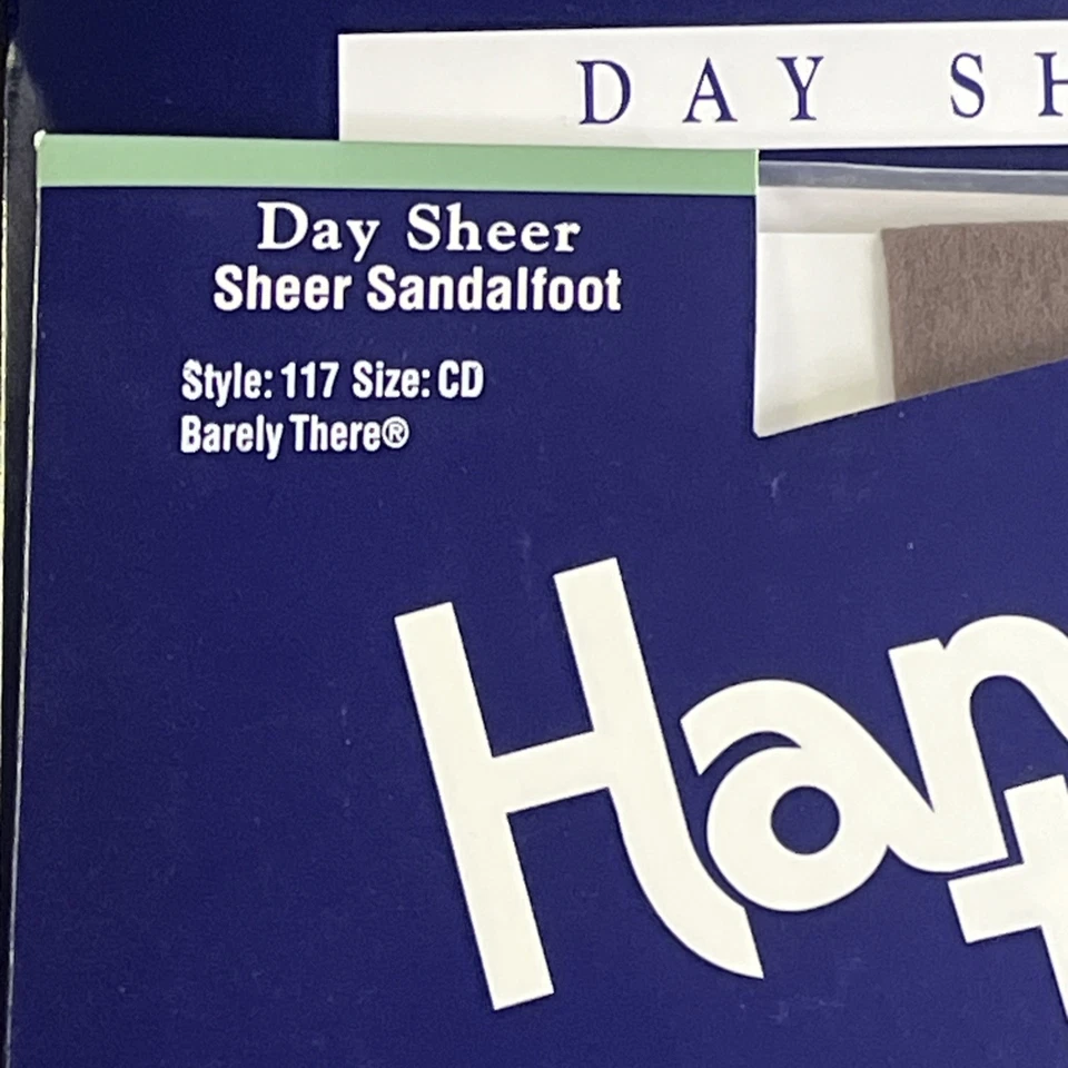 Pantimedias Hanes Too Day Sandalia Transparente Talla CD Apenas Hay y Clásicas Azul Marino Foto 3 de 4