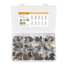 40 Pack Electric Motor Carbon Brushes Set, 10 Different Sizes for Repair Powe...