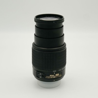 Nikon DX AF-S Nikkor 55-200 mm ED  AUTOFOKUS DEFEKT  1:4-5.6 G Objektiv schwarz