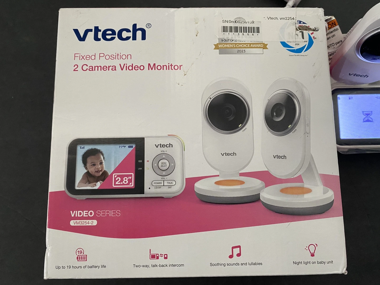 VTECH Digital Video Baby Monitor 2 CAMERA MONITIR