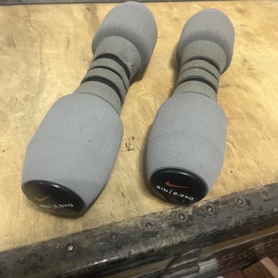Paar NIKE HANTELN (5lbs/2,3kg) FITNESSAUSRÜSTUNG