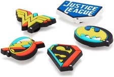 Crocs DC Justice League 5 Pack Shoe Charms Original Jibbitz New