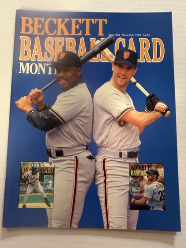 Beckett Baseball Card Monthly - #56 - November 1989 Will Clark & Kevin Mitchell 