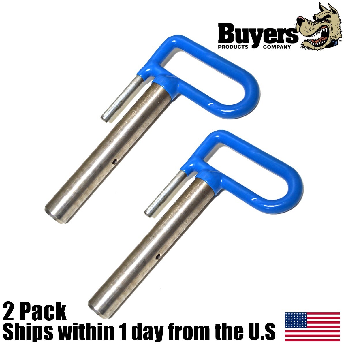 2PK Blue Connect Pin Assembly for Meyer Snow Plow 11859 413422