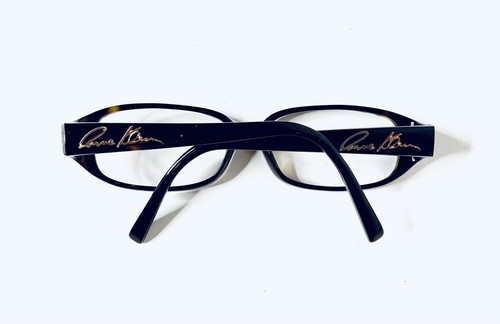 Anne Klein Dark Tortoise Rectangular Frame W Gold Logo Glasses AK3154 52 15 130 - Picture 7 of 12