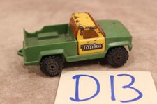 D13B VINTAGE SMALL TONKA TRUCK GREEN  YELLOW PLASTIC PRESSED STEEL AS IS PARTS