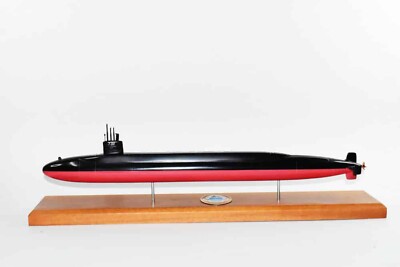 USS Alaska SSBN-732 Submarine Model,Navy,Scale Model,Mahogany,20 inch,Ohio Class