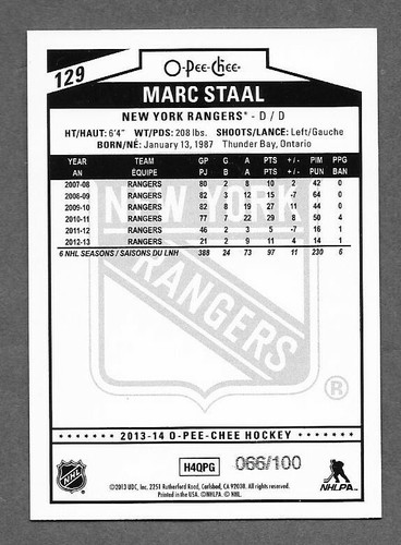 2013-14 O-Pee-Chee Black Rainbow /100 insert cards You U pick for set 1-600 - Picture 29 of 85
