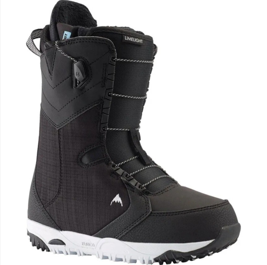 BURTON Women's LIMELIGHT SPEEDZONE Snow Boots - Black - US Size 6