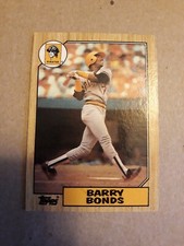 1987 Topps Barry Bonds Pittsburgh Pirates #320 Baseball Card
