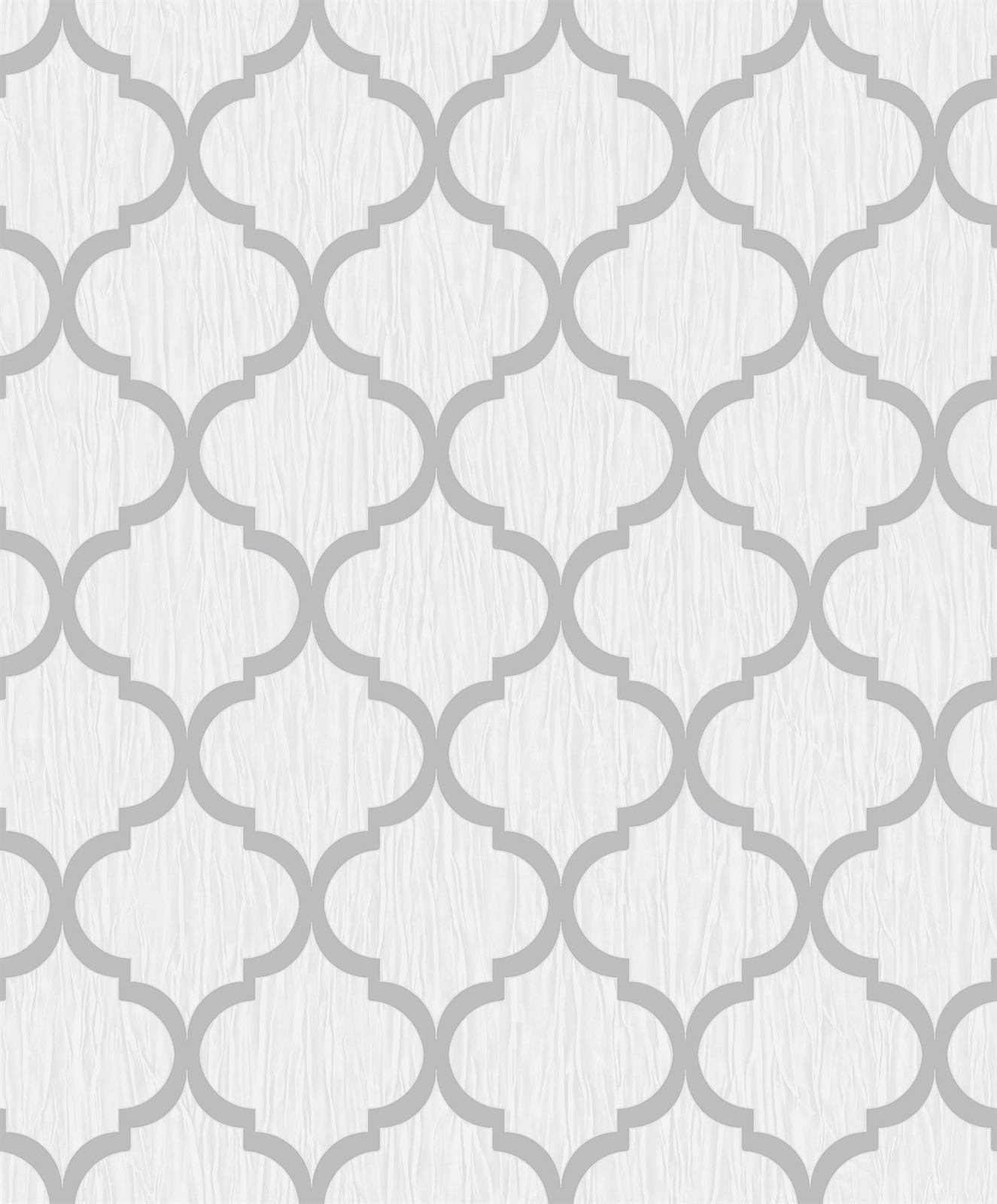 Debona Crystal Trellis Wallpaper White Silver Metallic Glitter Geometric - 16cm Pattern Repeat - Image 2