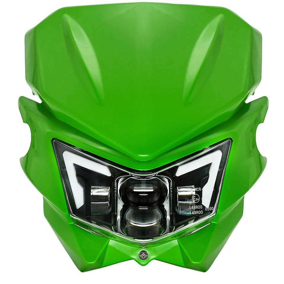 Faros LED para Kawasaki KX125 KX250 KXF250 KXF450 KLX200 KLX250 KLX450 KX65 Foto 2 de 4