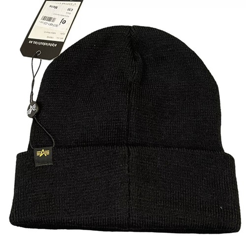 Alpha Industries NASA Beanie Hat (Black) New With Tags - 第 4/4 張圖片