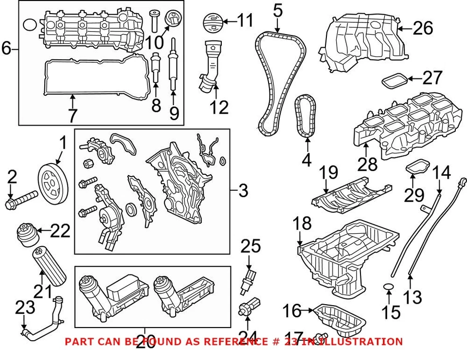 Manguera de salida del enfriador de aceite del motor Mopar original OEM para Chrysler Dodge Jeep Ram Foto 2 de 2