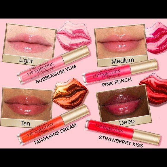 Too Faced Lip Injection Extreme Lip Plumper 0.14Oz/4.0g Pink Punch