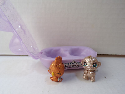 Hatchimals~2 Glitter Pets~Chicken & Monkey~No Duplicates~Used Good Condition~2