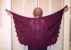Womens hand knit shawl  #92 — photo 3