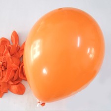 12 inch 100x Orange Pearl Latex Thick Party Balloons 3.2g Helium Floating