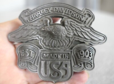 Vintage Harley Davidson Eagle Logo Made In USA 1903