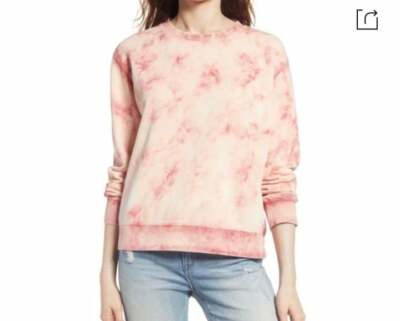 M Vigoss Tiedye Acid Wash Sweatshirt