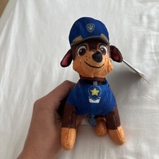 PAW PATROL - PAW Plüsch-Schlüsselanhänger, 1x Chase