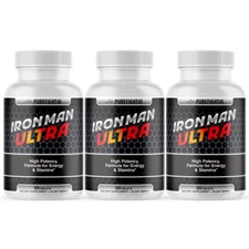 IronMan Ultra to Power Up with High Potency Energy & Stamina Support 3 Bottles