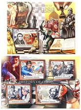 STG553 Solomon Isl 2012 MNH 2 Sheets High CV Sport Game Chess