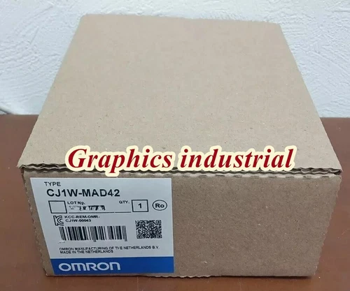 New In Box Original Omron CJ1W-MAD42 Analog PLC Module CJ1W-MAD42