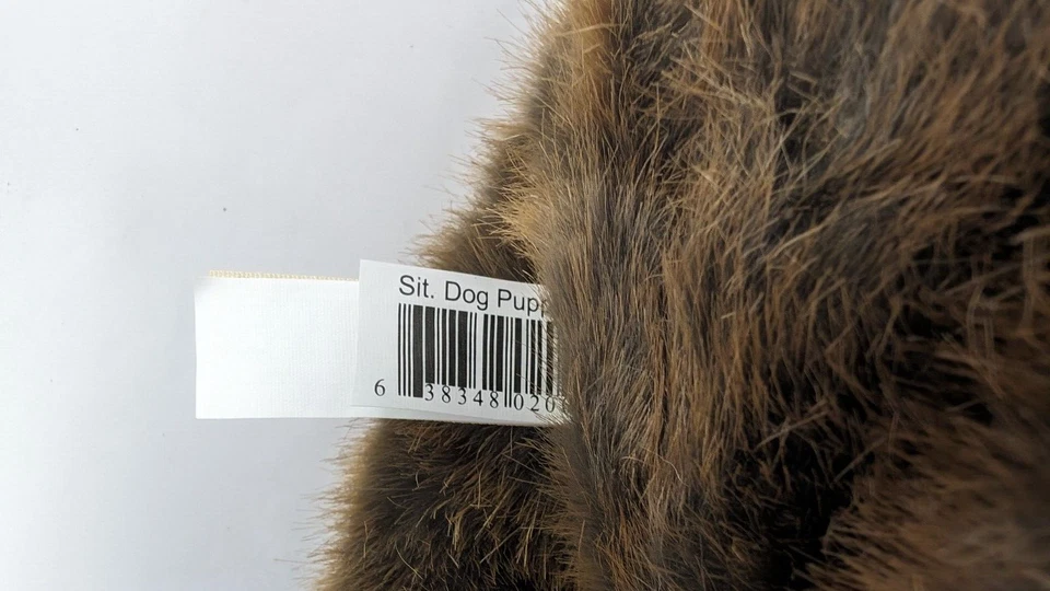 Folkmanis Sitting Dog Full Body Hand Puppet 15" Puppy Brown Toy Stuffed Animal - Image 4 of 4