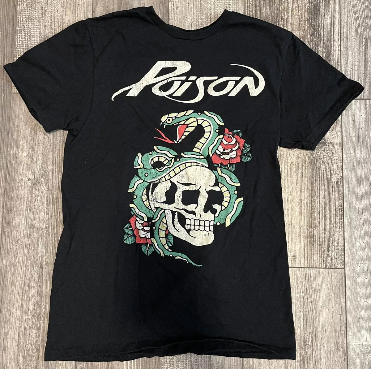 Poison band t shirt discount
