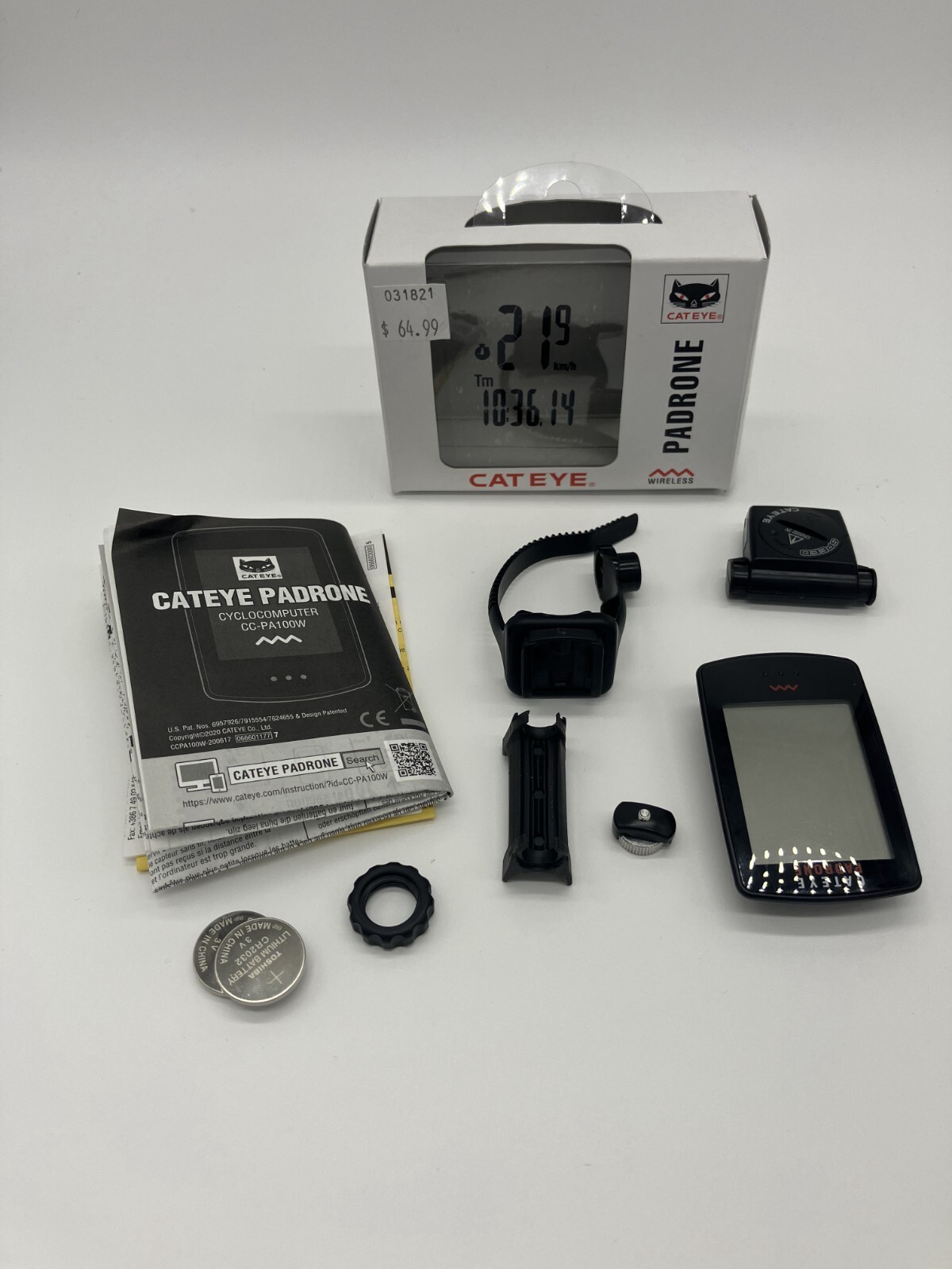CatEye Padrone Bike Computer Wireless, Black 725012027813 eBay