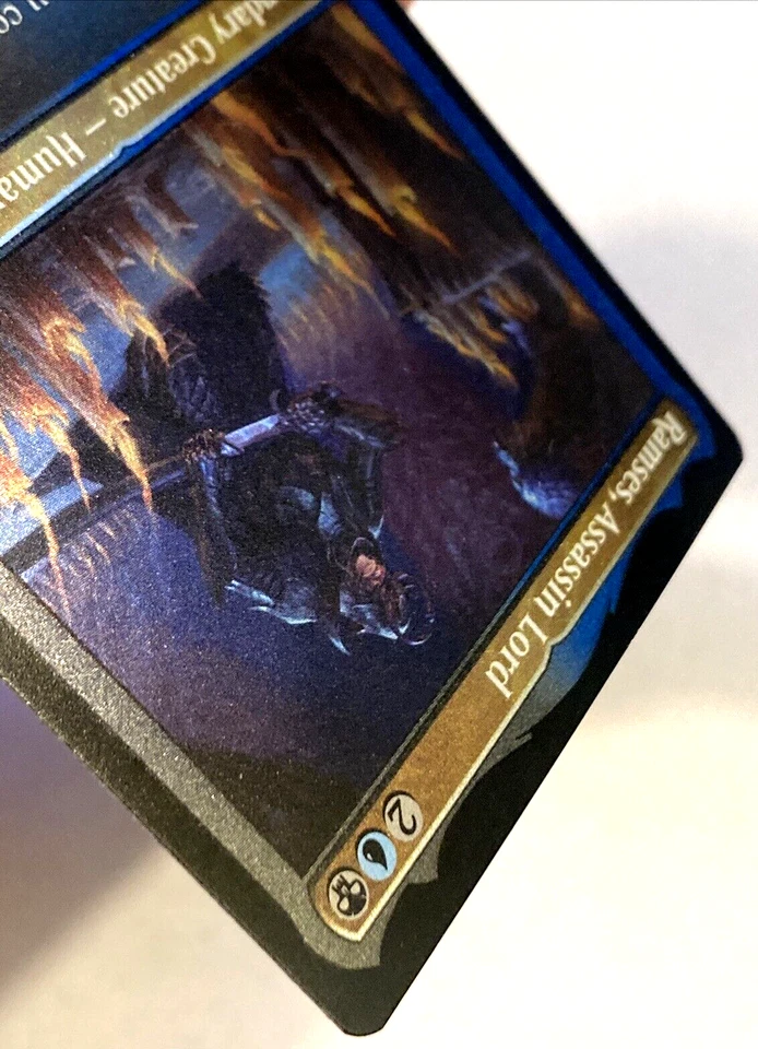 MTG Ramses, Assassin Lord FOIL ETCHED Dominaria United Commander 061 NM - Image 4 of 4