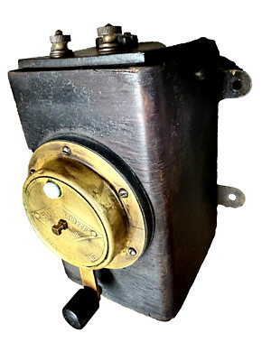 SPLITDORF 1-CYLINDER  WOODEN COIL BOX