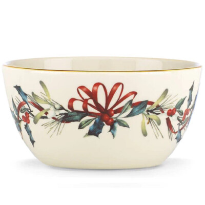Lenox China WINTER GREETINGS Christmas Bowl - 5'' - N/O