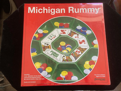 Vintage Michigan Rummy Game Brand New 1980 Factory Sealed Pressman