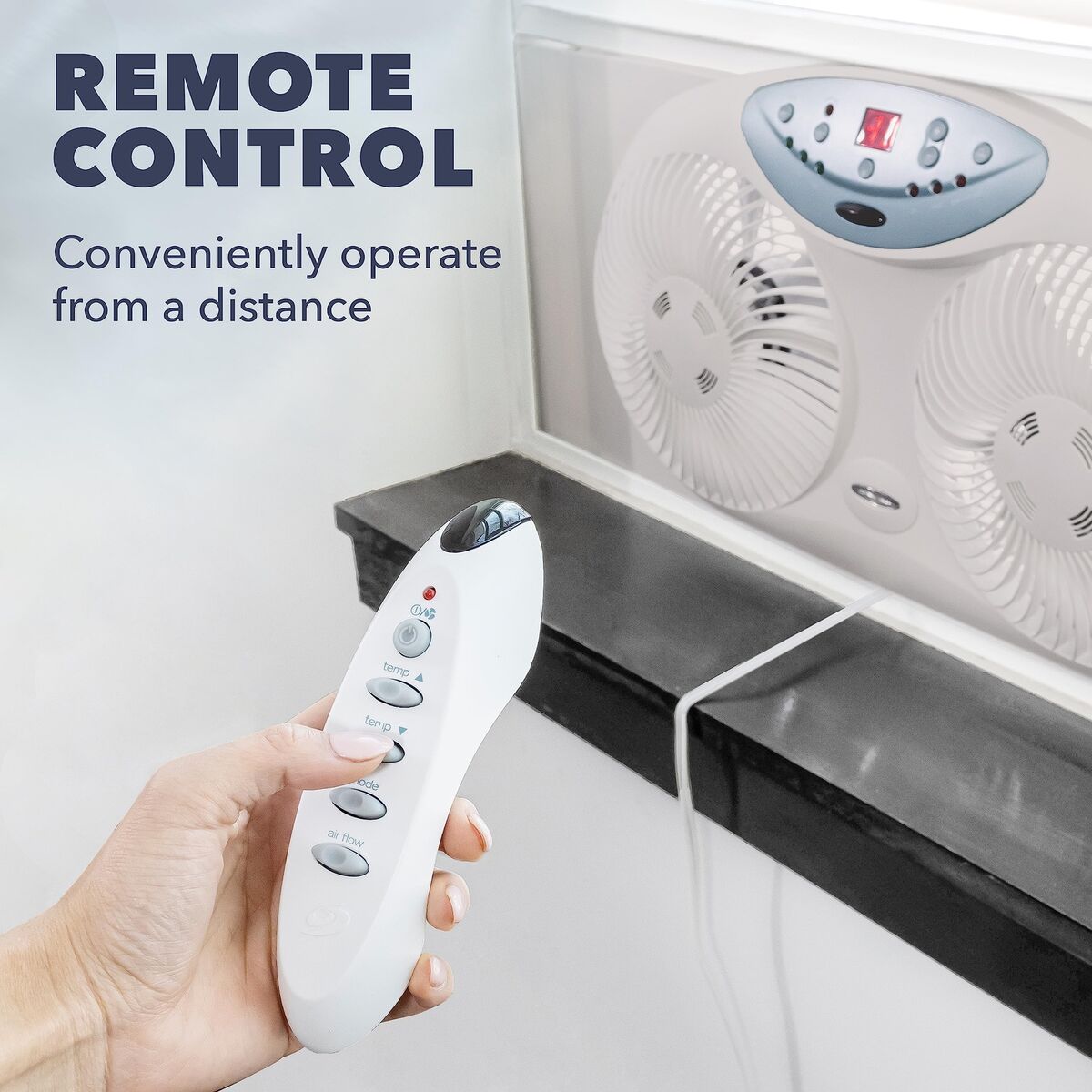Bionaire Thin Window Fan with Manual Controls(BWF0502M-WM Bionaire Thin Window Fan with Manual Controls(BWF0502M-WM