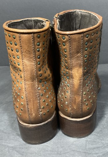 Marco Deli Men’s Boots EU 42 USA 9 Brown Zip Ankle Boots - Picture 16 of 23