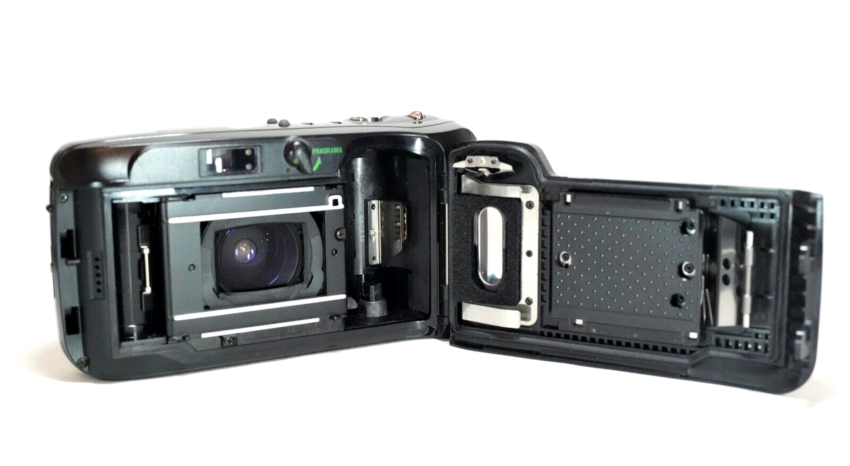 Near Mint] Olympus μ Mju Zoom Deluxe Black Point & Shoot Film