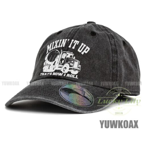 That's How I Roll Mixer Driver Unisex Baseball Cap Denim Hat Dad Hats for Men - Afbeelding 1 van 7