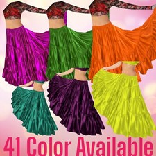 satin 32 yard designer Skirt for every occasion Fancy 32 Yard Stylist Skirt S30