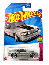 Hot Wheels '84 Mustang SVO Silver #25 - 2023 HW: The '80s