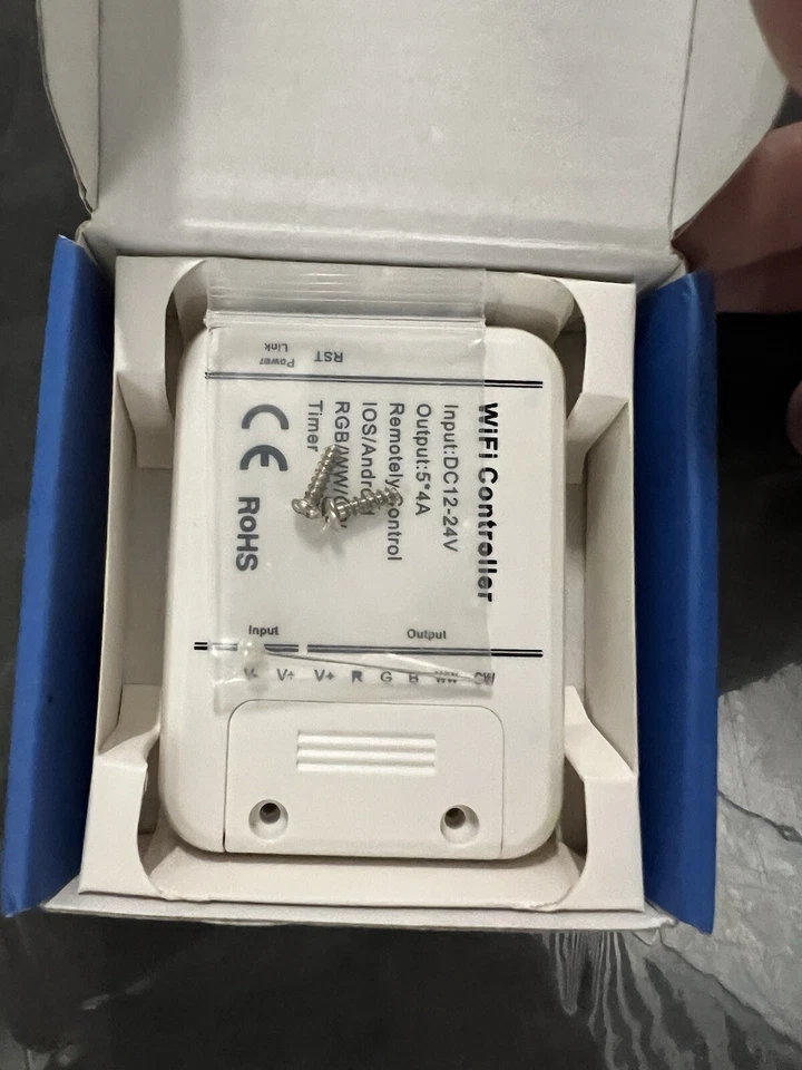 2.4G 12V Wifi Wireless RGB LED WW CW Controller App Control Fits iOS Android - Image 2 of 2