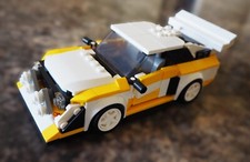 AUDI S1 QUATTRO Rally Car Brick Model MOC - 326 pieces, 8 studs wide