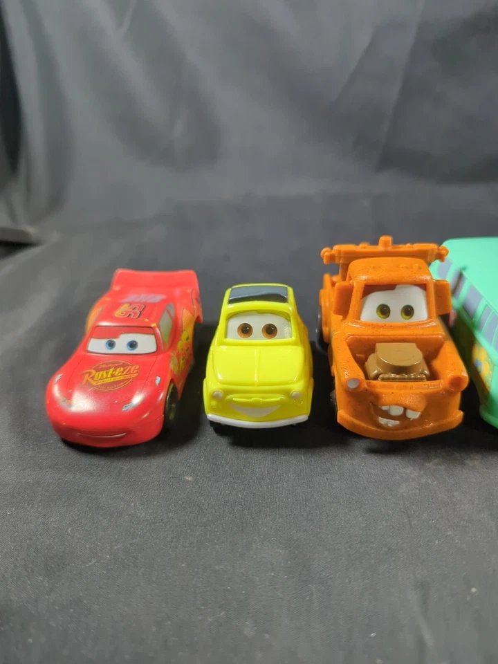 Lot of 7 Mattel Disney Pixar Cars McDonalds Mater Lightning McQueen Romone Mater - Изображение 2 из 4