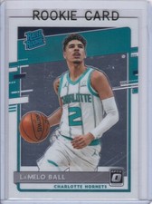 LaMELO BALL ROOKIE CARD 2020 Donruss Optic RATED RC Charlotte Hornet Basketball 