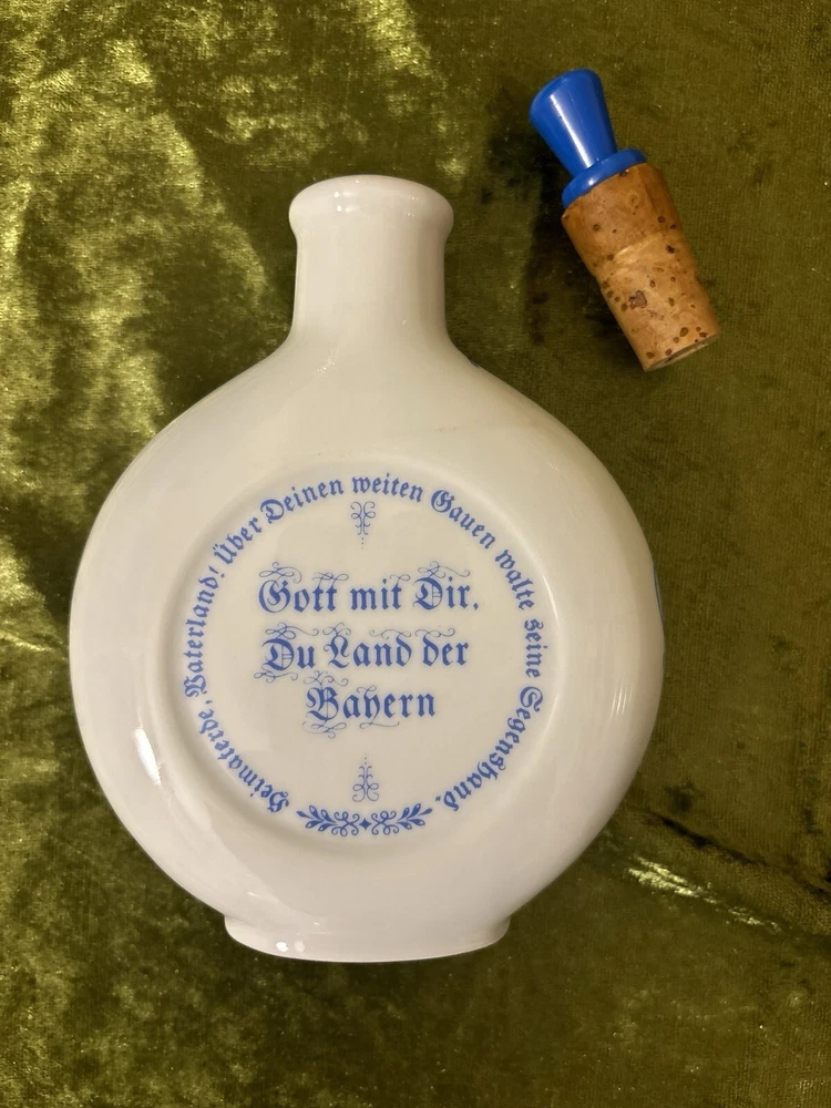 Schnupftabakflasche Bayernwappen  ca. 18cm Höhe, ohne Inhalt